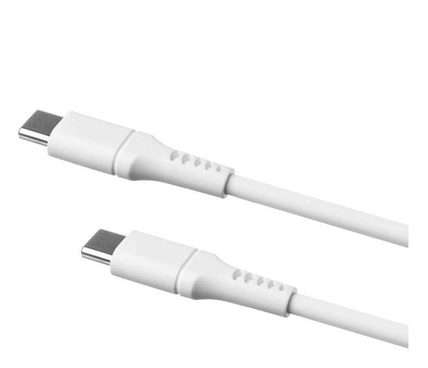 FIXED Kabel Liquid Silicone USB-C/USB-C 0,5m 60W biały - 1249120 - zdjęcie 3